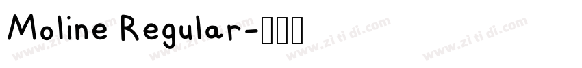 Moline Regular字体转换